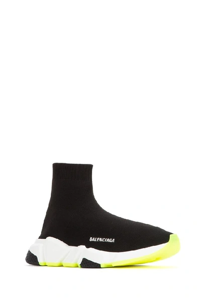 Shop Balenciaga Speed Sock Sneakers In Black