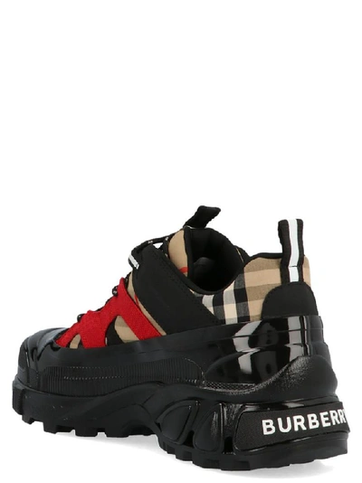 Shop Burberry Arthur Vintage Check Sneakers In Multi