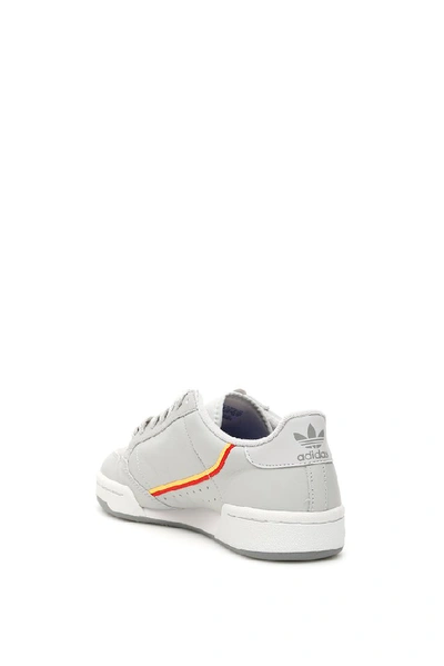 Shop Adidas Originals Adidas Continental 80 Sneakers In Grey