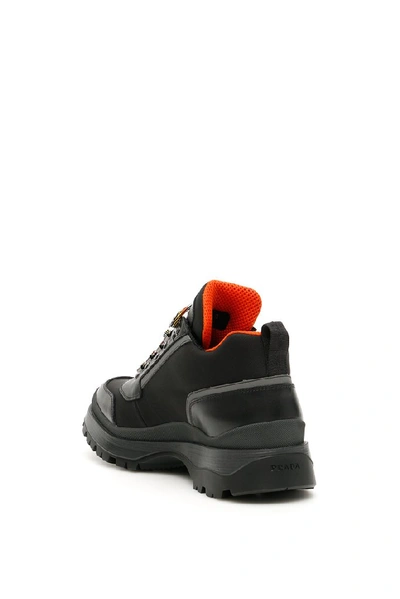 Shop Prada Brixxen Mountain Boots In Black