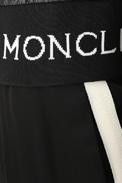 Shop Moncler Logo Detail Padded Jacket In Black