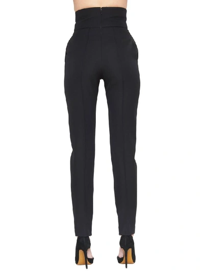 Shop Alexandre Vauthier Cropped Pants In Black