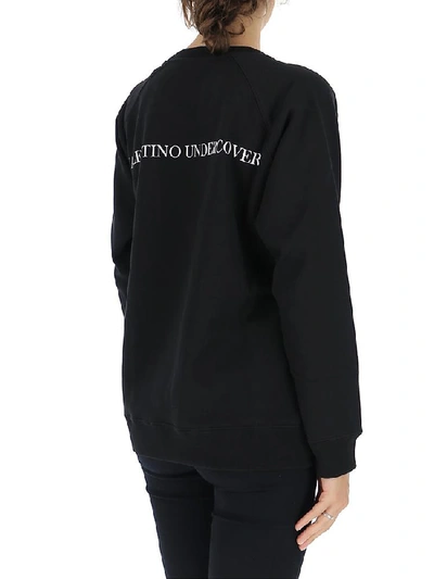 Shop Valentino X Undercover Graphic Printed Sweatshirt In Black