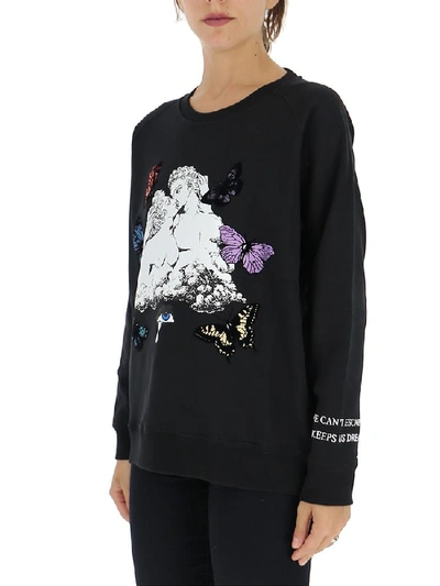Shop Valentino X Undercover Graphic Printed Sweatshirt In Black