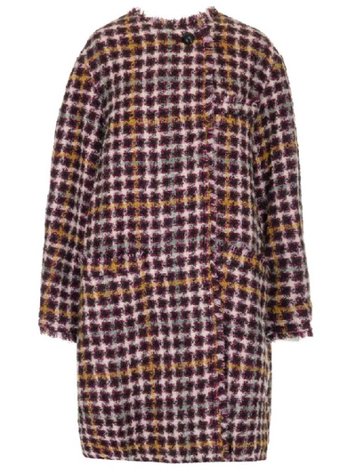 Shop Isabel Marant Zaban Coat In Multi