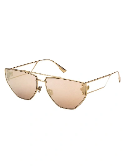 Shop Dior Eyewear Gradient Frame Sunglasses In Multi