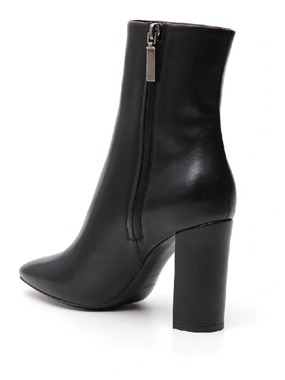 Shop Saint Laurent Lou 95 Ankle Boots In Black