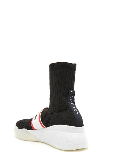 Shop Stella Mccartney Alta Logo Sneakers In Black