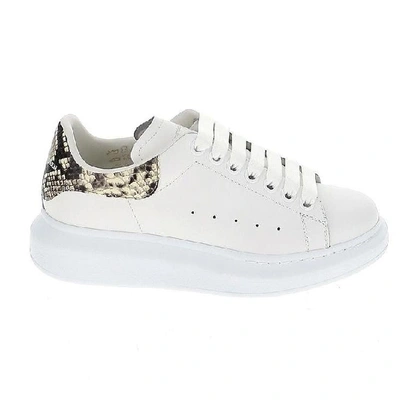 Shop Alexander Mcqueen Snakeskin Oversize Sneakers In Multi