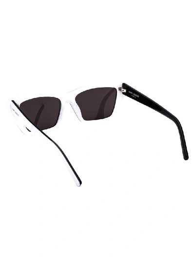Shop Saint Laurent Eyewear Mica Sunglasses In Multi
