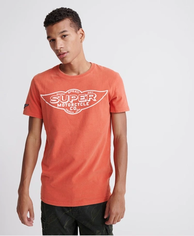 Shop Superdry Merch Store Band T-shirt In Red