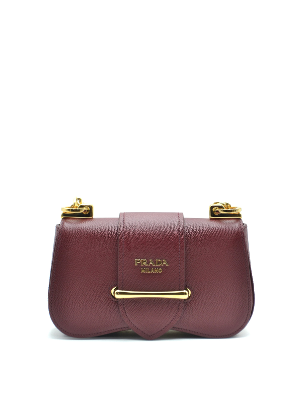 prada bag burgundy
