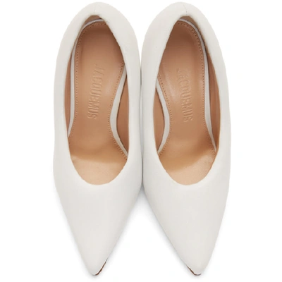 Shop Jacquemus White Les Chaussures Jacques Heels