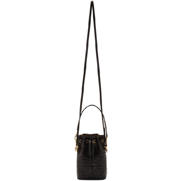 fendi black bucket bag