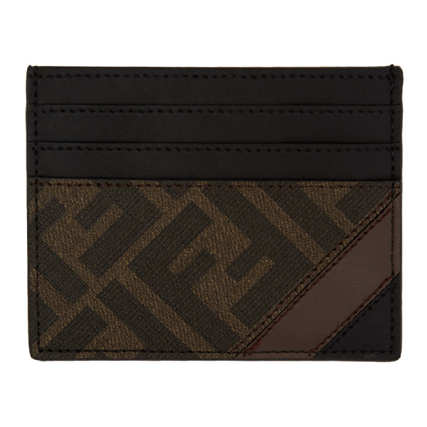 fendi card holder black