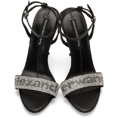 Shop Alexander Wang Black Jane Crystal Sandals In 001 Black