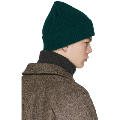 HARMONY 绿色 WAYNE 羊毛毛线帽
