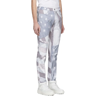 Shop 424 Off-white Flag Collage Jeans