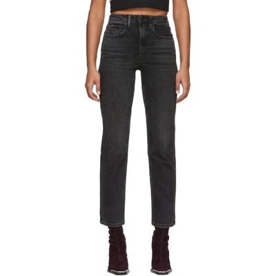 Shop Alexander Wang Grey Cult Flex Jeans In 013 Grey Fa