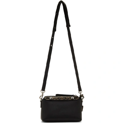 Shop Fendi Black Mini Forever  By The Way Bag In F147m Black