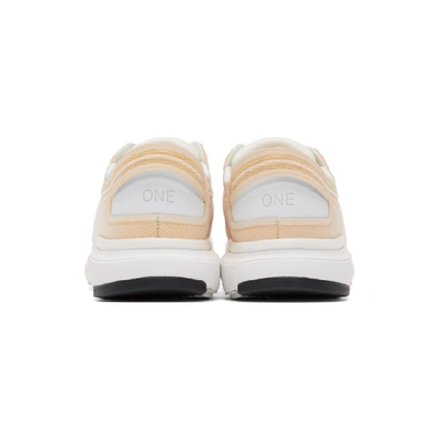 Shop Athletics Footwear White And Yellow One Sneakers In Wtcc