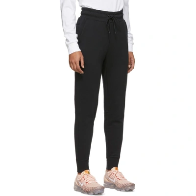 Shop Nike Black Nsw Tech Fleece Lounge Pants In 010 Black