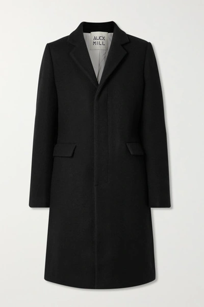 Shop Alex Mill Brittany Wool-blend Coat In Black