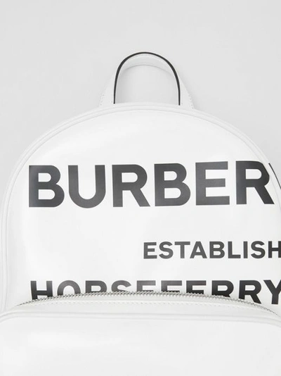 Shop Burberry Horseferry Pr In White