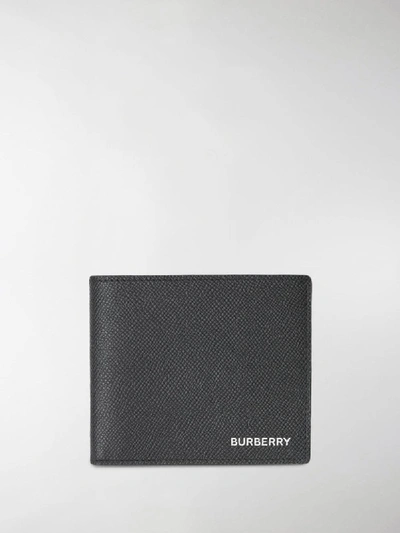 Shop Burberry Grainy Leather International Bifold Wallet In Black
