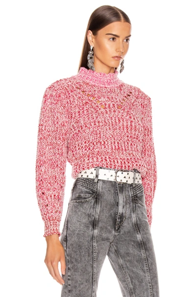 Shop Isabel Marant Étoile Loitya Sweater In Pink