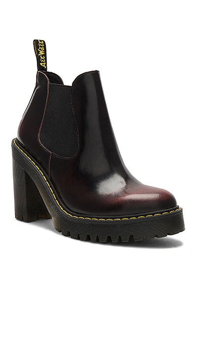 Shop Dr. Martens' Hurston Boot In Cherry Red