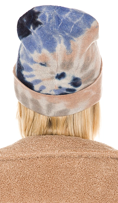 Shop Autumn Cashmere Tie Dye Bag Hat In Neutral Multi