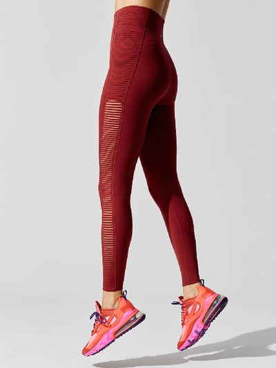 Shop Nike Boutique Fringe Training Tights In Team Red