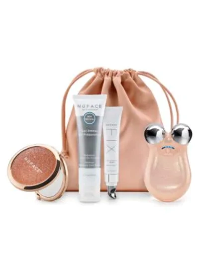 Shop Nuface Shimmer All Night 5-piece Skincare Set