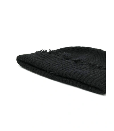 Shop Alanui Cashmere Wool Beanie In Black