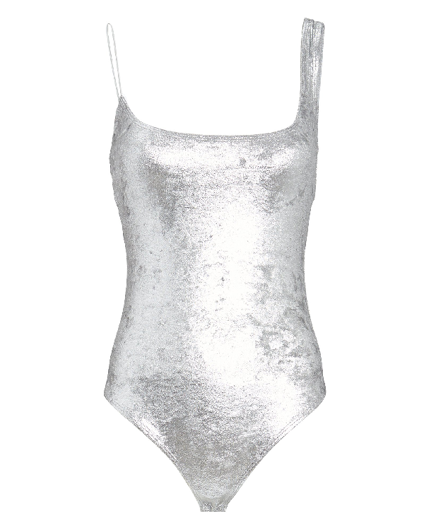 white glitter bodysuit