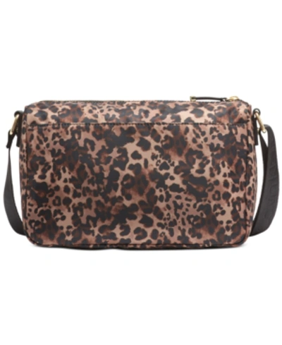 Shop Calvin Klein Belfast Leopard Crossbody In Leopard/gold