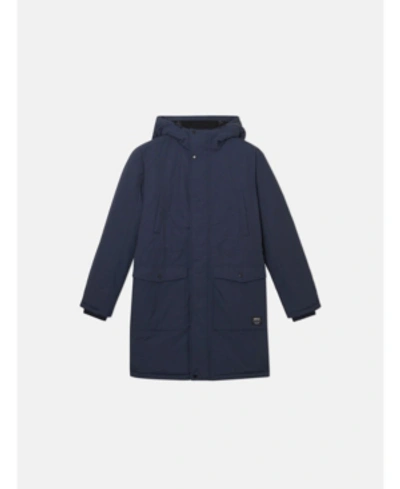 Shop Wesc Winter Parka Outerwear Jacket In Blueberry