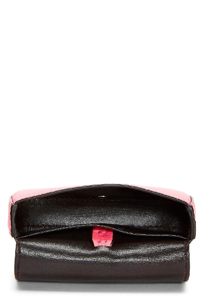 Pre-owned Fendi Pink Leather Bag Charm