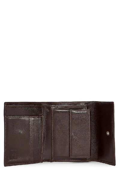 Pre-owned Fendi Brown Zucca Canvas Compact Wallet