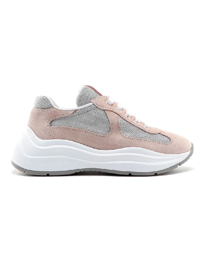 Prada Americas Cup Xl Sneaker In Pink | ModeSens