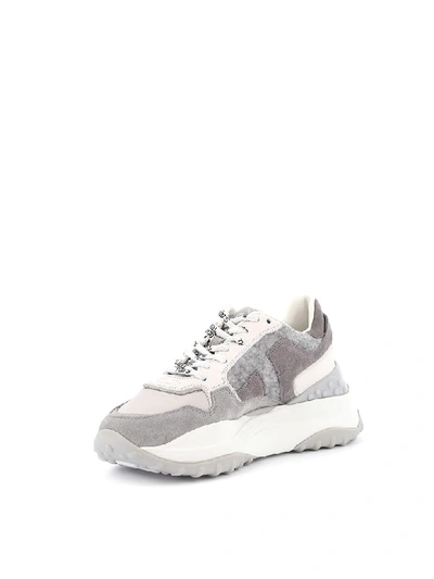 Shop Tod's Sneakers In Grigio