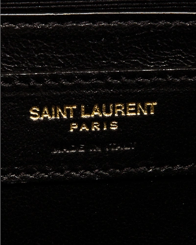 Shop Saint Laurent Medium Monogramme Satchel Bag In Crema Soft