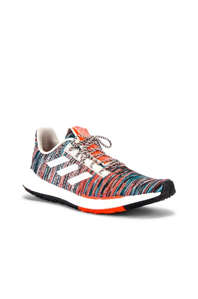 Shop Adidas By Missoni Pulseboost Hd In White & Active Orange