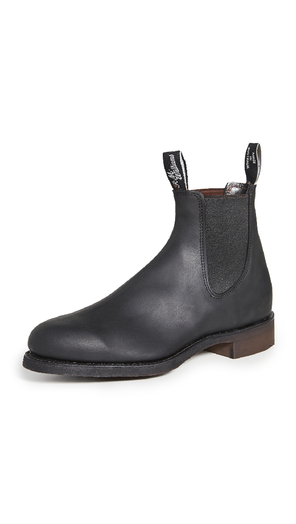 rm williams black chelsea boots