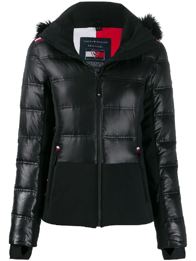 Shop Rossignol X Tommy Hilfiger Puffer Jacket In Black