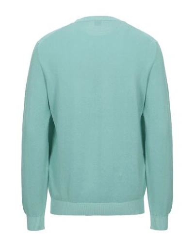 Shop Fedeli Man Sweater Light Green Size 46 Cotton