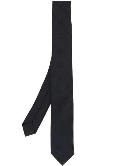 TIE IN HAMMER JACQUARD NAVY