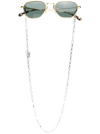 Alessandra Rich Neck chain Square Sunglasses In ModeSens