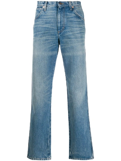 MEDIUM WASH STRAIGHT JEANS